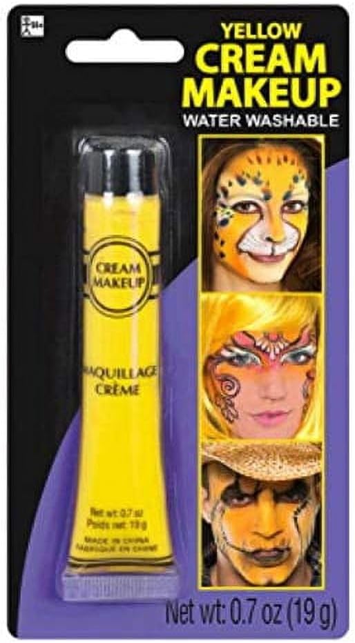 Amscan Yellow Cream Make Up 0.7 oz 1 Pc