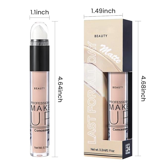 1 Pack Liquid Foundation Cream for Face Makeup,Durable Full Coverage Matte Concealer Make Up,Oil Control & Waterproof Base Primer -0.35 Fl.Oz (03#)