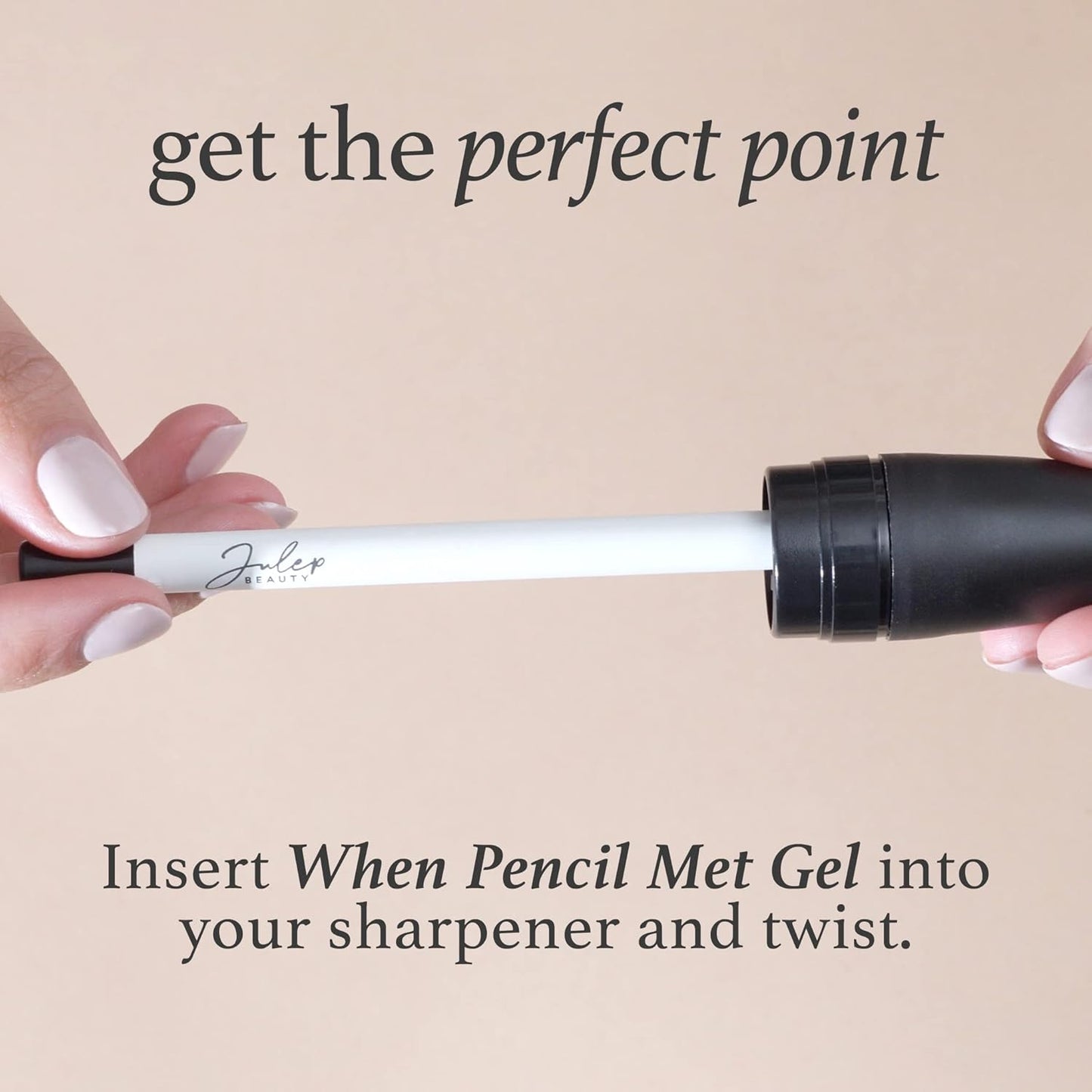 Julep When Pencil Met Gel Sharpenable Multi-Use Longwear Eyeliner Pencil - Graphite - Transfer-Proof - High Performance Liner.