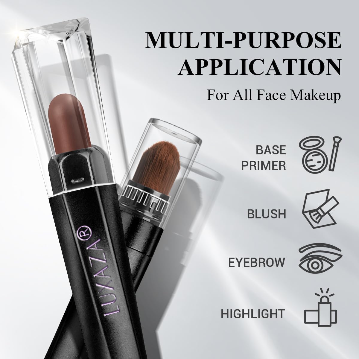 Classic 3PCS Neutral Eyeshadow Stick Makeup Set, Matte Cream Eye Shadow Eyeliner Brightener Pencil Crayon - Cocoa Island Matte