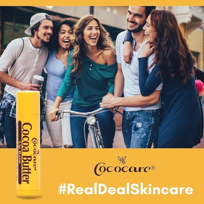 Cococare Cocoa Butter Lip Balm 0.15 oz (Pack of 8)