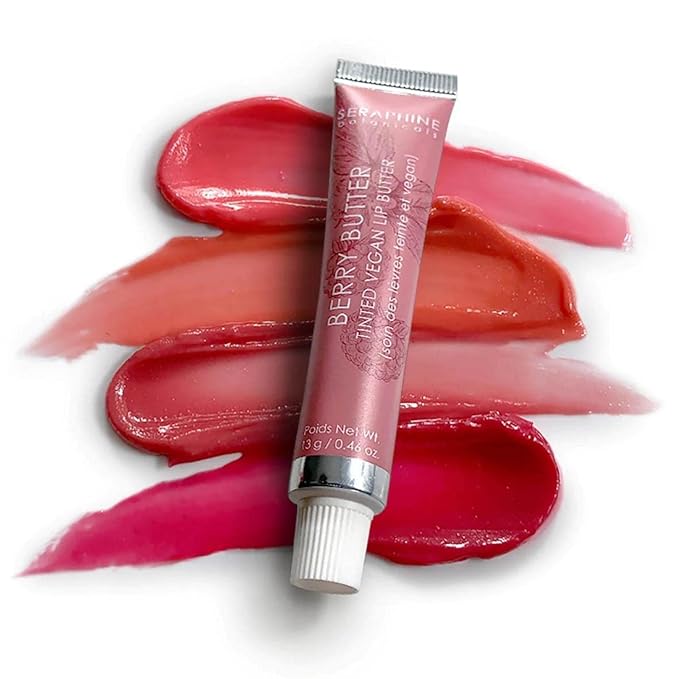 Seraphine Botanicals - Berry Butter - Tinted Vegan Lip Butter (Ripen) - Vegan Formula, Cruelty-Free