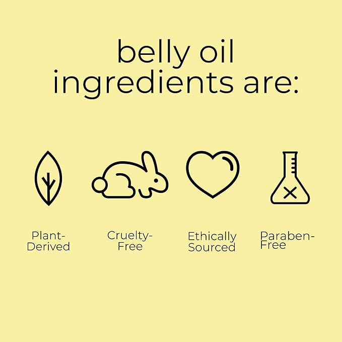 Mum. Motherhood Essentials® Premium Organic Belly Oil (3.42oz), Maternity Stretch Mark Oil,Prevent,Heal Remove Stretch Marks & Scars, Safe For Pregnancy