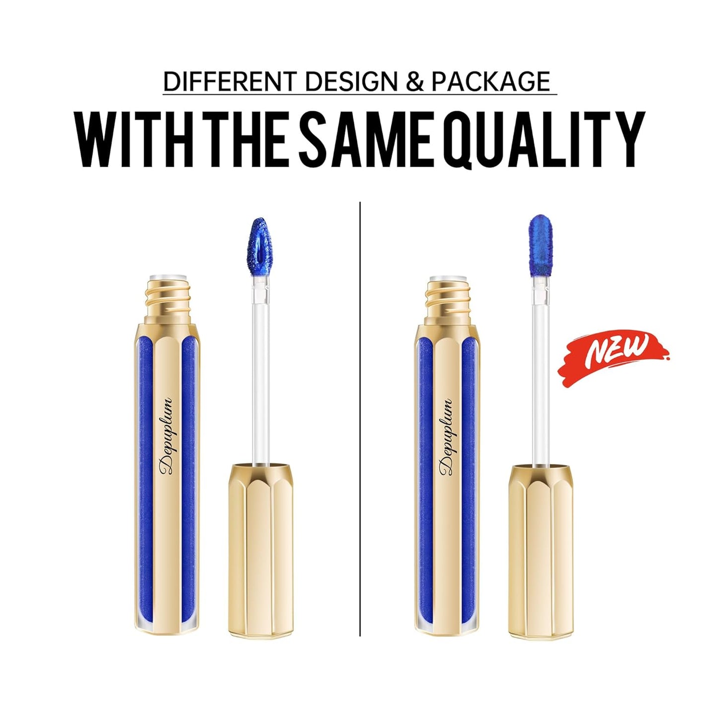 Burgundy Lipsticks for Women Metallic Lipstick Long Lasting Non Stick Cup Lip Gloss, Shimmer Lightweight Hydrating Full Coverage Lip Color, DP107 Wild Girl