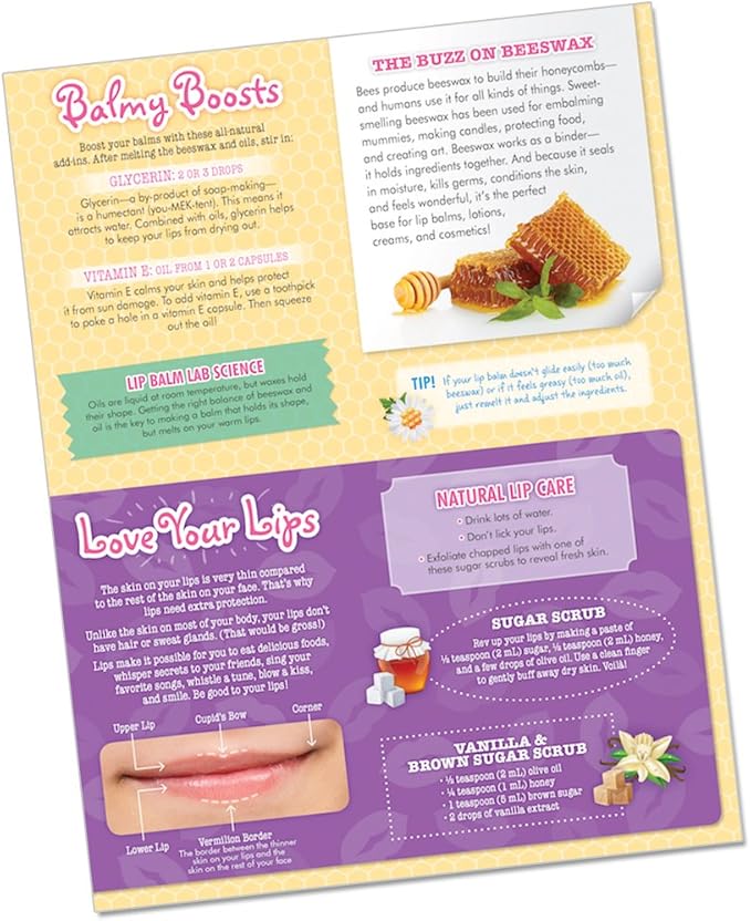 Toys All-Natural Lip Balm Boutique Multicolor, 11" H x 8 1/2" W x 2" D