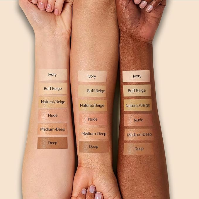 Mushroom Head Air Cushion CC Cream Foundation - Moisturizing & Long-Lasting BB Cream Concealer Makeup Base for All Skin Types, Brighten Long - Lasting Even Color Correcting Concealer (Deep)