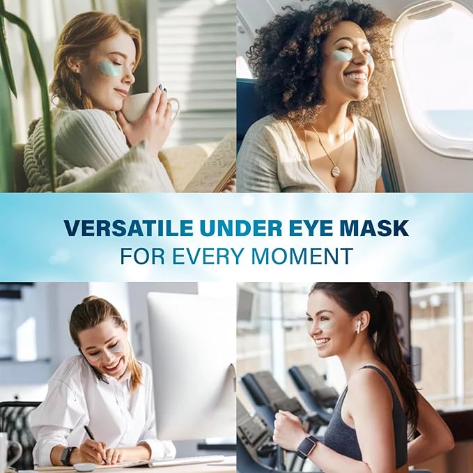 Under Eye Patches for Dark Circles: 60 Count Retinol Collagen Eye Gels Pads - Reduce Wrinkles, Puffy Eyes, Eye Bags - Skin Treatment Mask for Anti Aging & Face Moisturizer 1