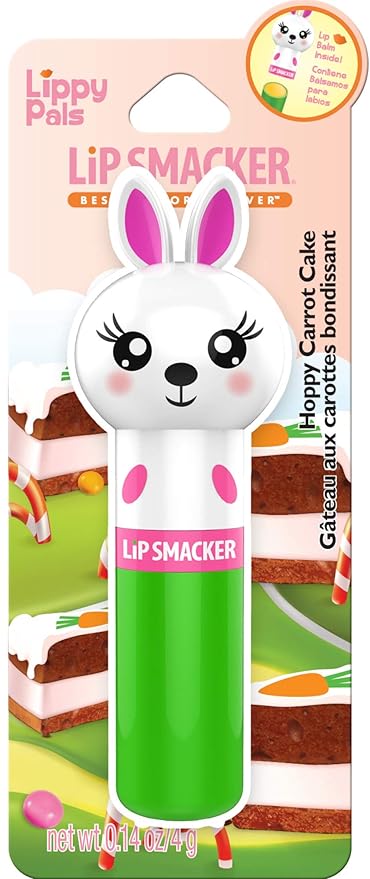 Lip Smacker Marvel Iron Man Keychain Lip Balm & Lippy Pals Bunny Rabbit Carrot Cake Lip Balm Bundle