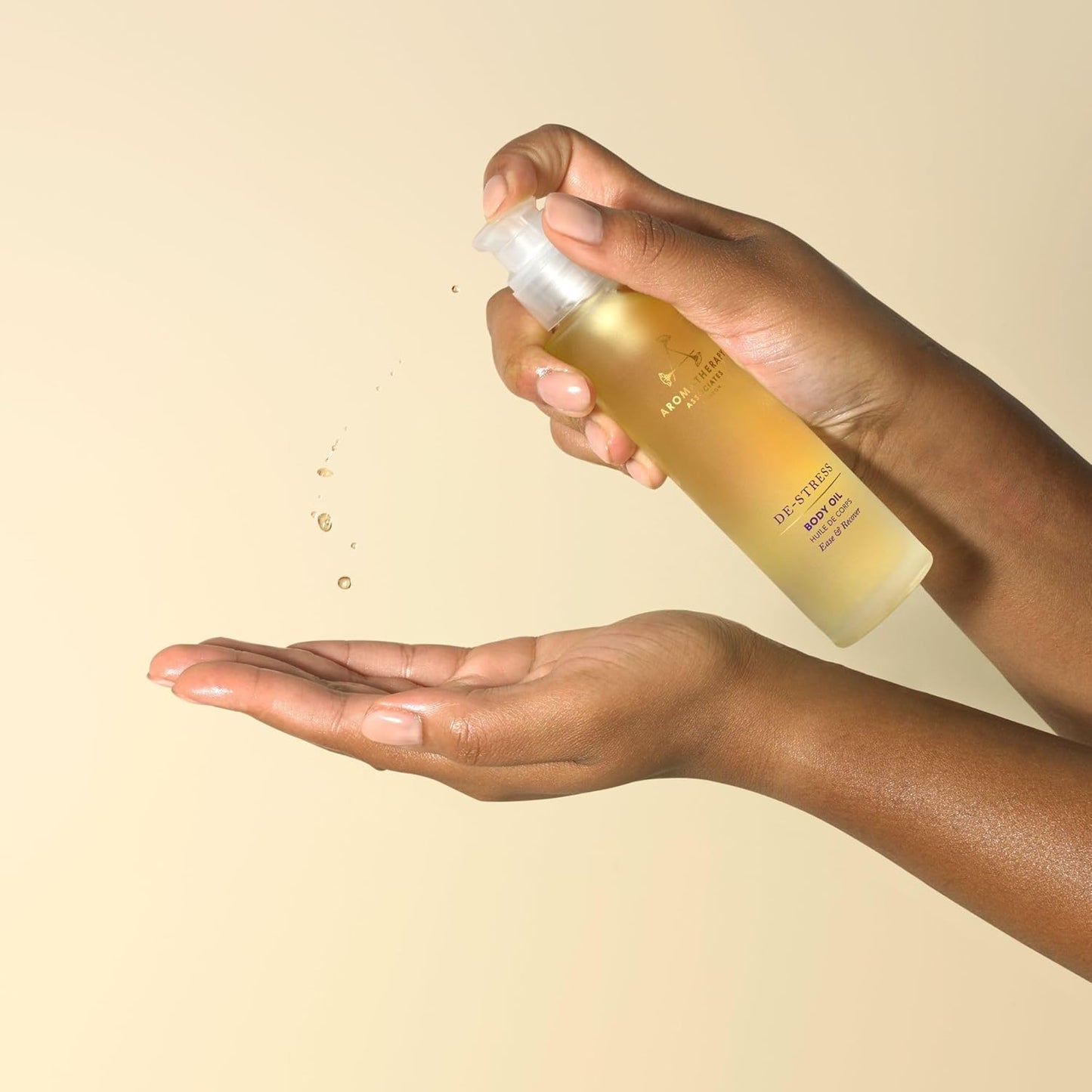 Aromatherapy Associates De-Stress Body Oil Made with Ginger and Rosemary Essential Oils and Arnica Flower Extract (3.4 fl oz)