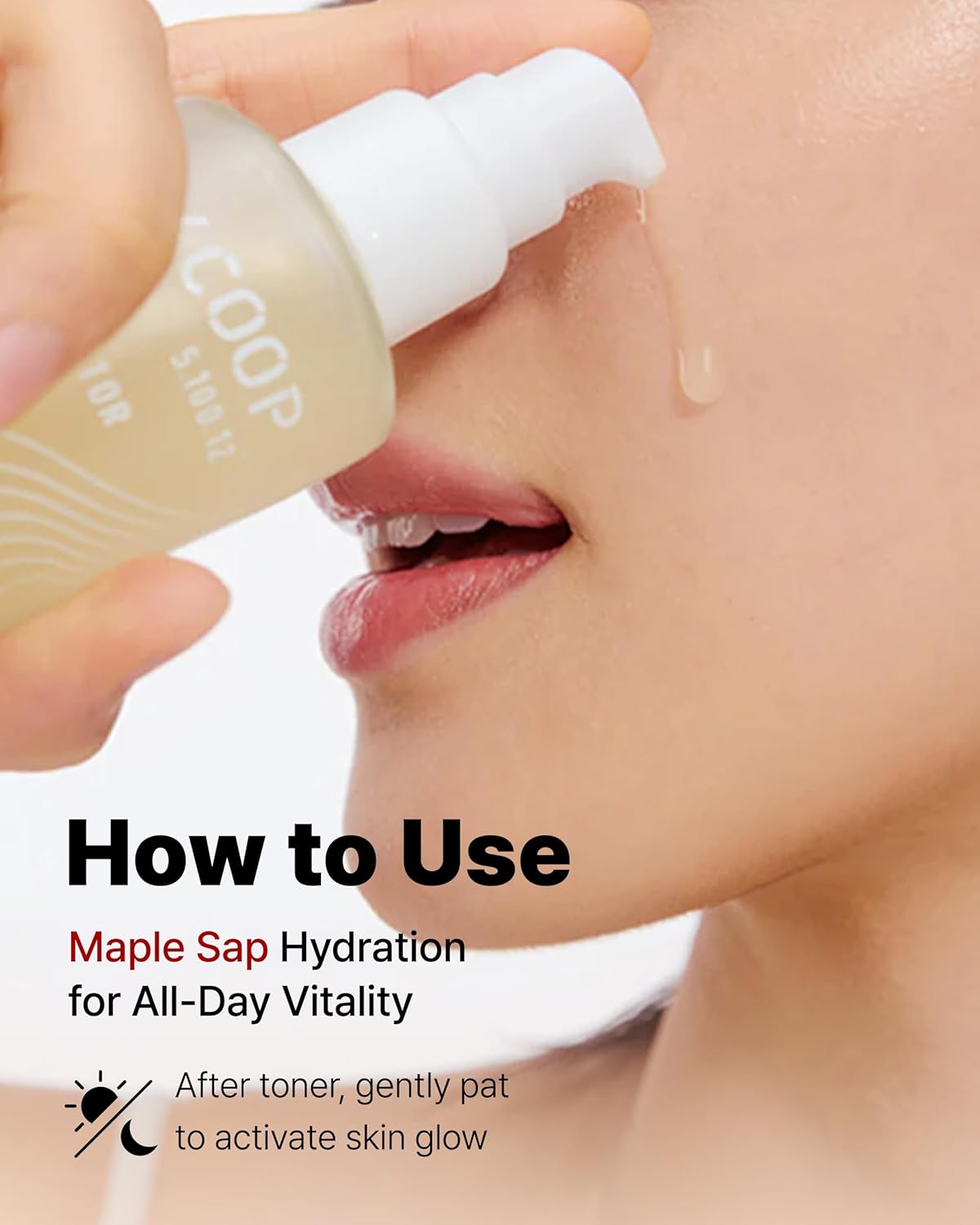 MAY COOP Raw Activator Face Serum – Hydrating & Nourishing Face Serum with 63% Maple Sap for Moisture - Anti Aging Skin Vitality & Glow - Korean Skincare, 2.02 fl.oz.