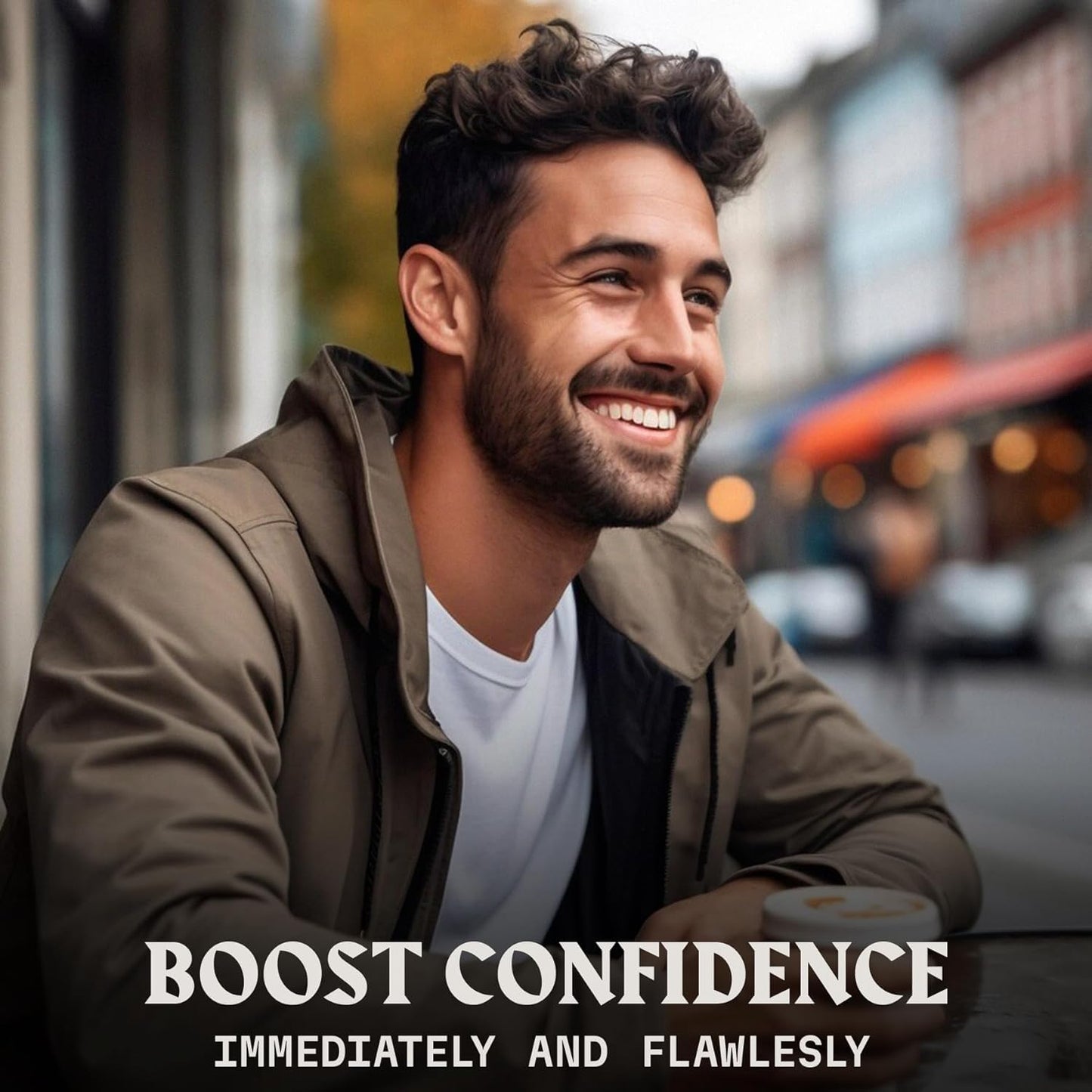 Striking Viking Hair Fibers - Dark Brown, 0.98 oz, Pack of 1 - Long-Lasting Hold & Hair Filler - Undetectable Coverage with Fiber Powder - Easy Application & Styling Powder