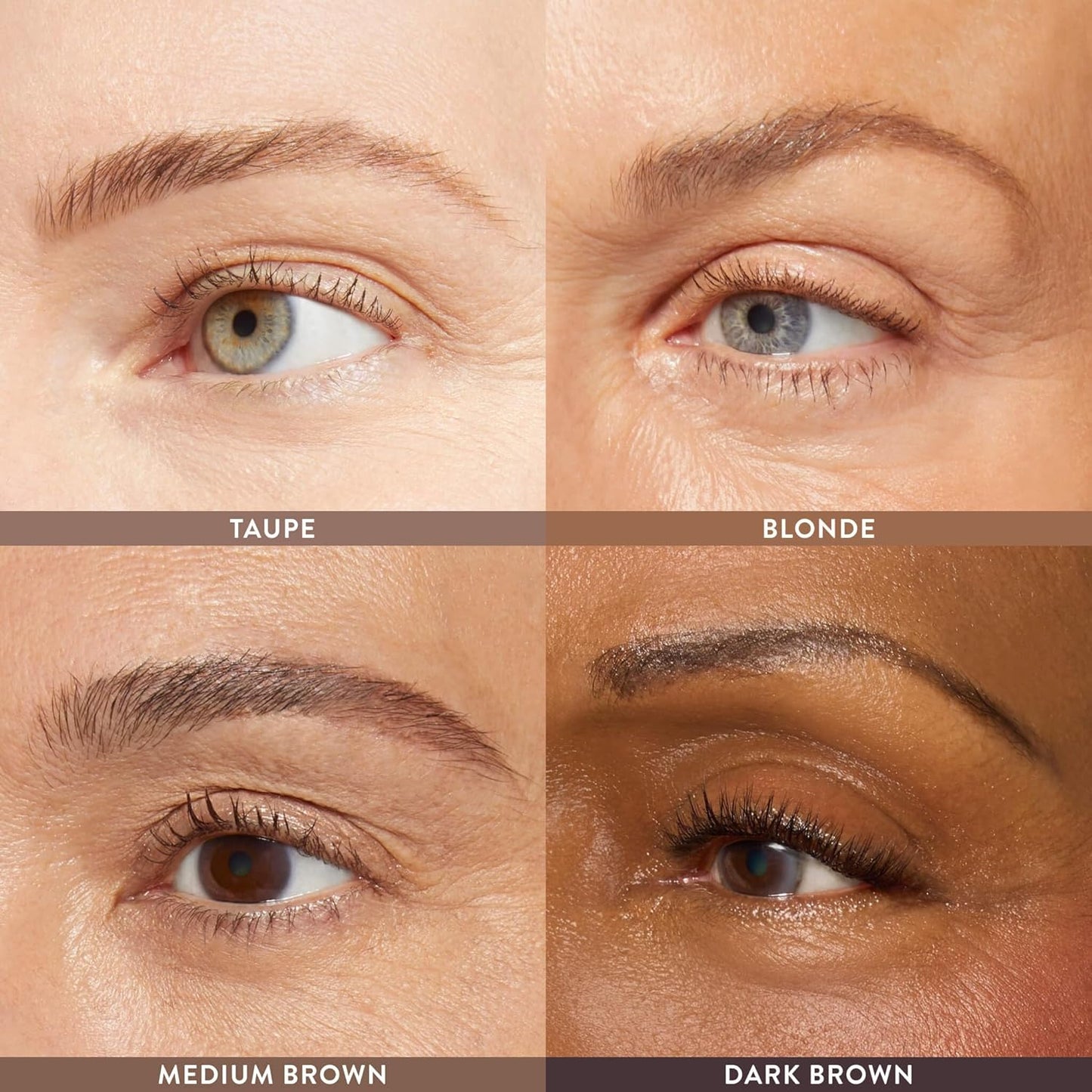 LAURA GELLER NEW YORK INKcredible Waterproof Brow Pencil- Blending Spoolie Brush - Long Lasting Eyebrow Filler (04 Dark Brown)