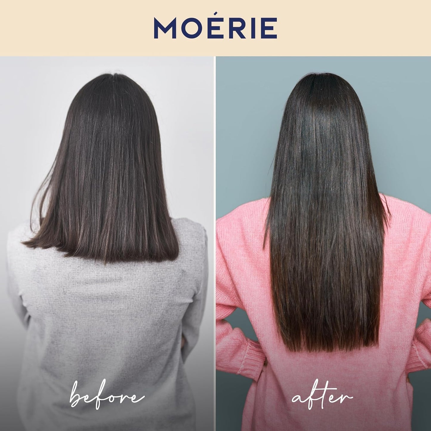 Moerie Volumizing Shampoo and Conditioner for Hair Loss - Thickening Products with Ingredients of Natural Origin - Over 100 Active Ingredients for Thick, Long, Luscious Hair, Double Set