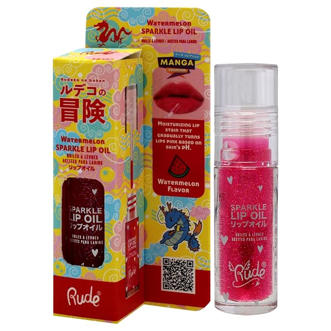 RUDE Manga Sparkle Lip Oil