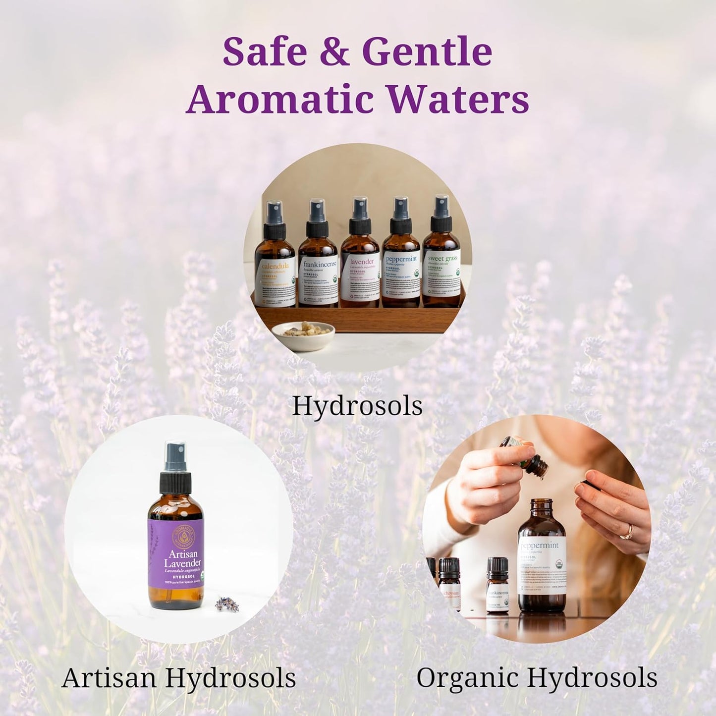Aromatics International White Sage Hydrosol 100ml | Purifying Aromatic Spray for Spaces & Rituals