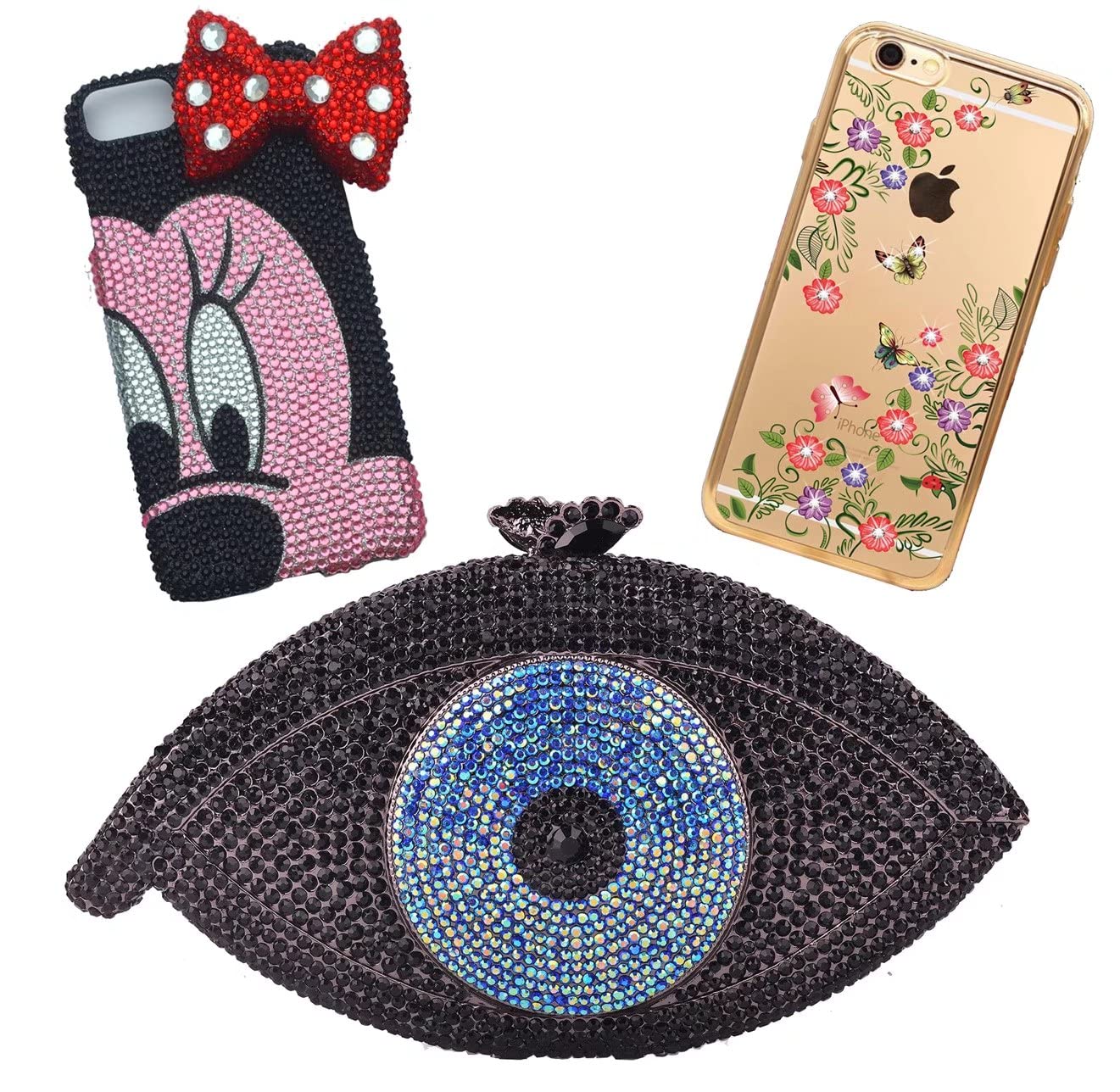 1000 Pieces SS20 5mm Flatback Rhinestones AB Clear Round Gems Crystals for Nail Art DIY Crafts Clothes Shoes Bags (Transparent Yellow Coffee AB)