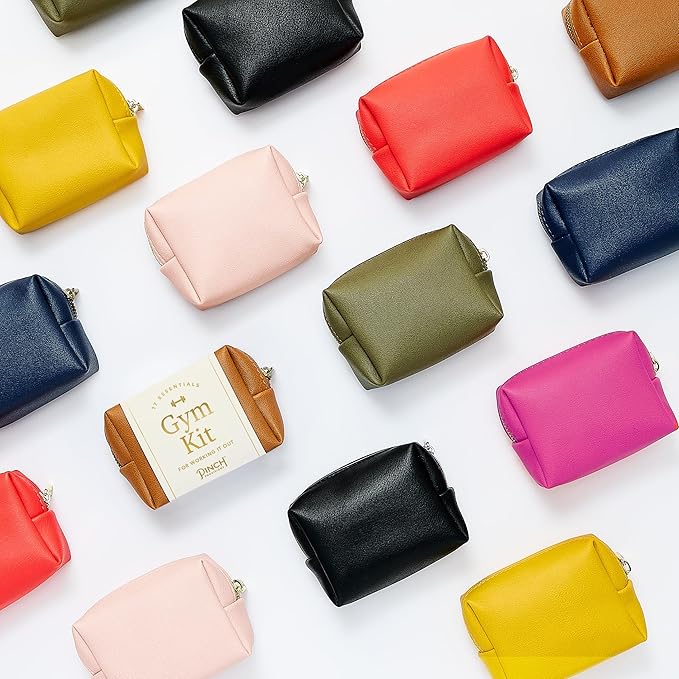 Pinch Provisions Gym Kit, includes 15 Personal Care Essentials for Wellness & Beauty, Perfect for Gifts, Gym Bags, Duffle Bags & Lockers (Olive)