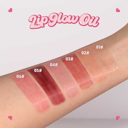Lip Plumper Raspberry (0.19 Fl. Oz.) Lip Gloss Natural Lip Oil 2in1 Lip Care Serum for Beautiful Fuller-Looking Lips, Hydrating & Reduce Fine Lines,Grapefruit