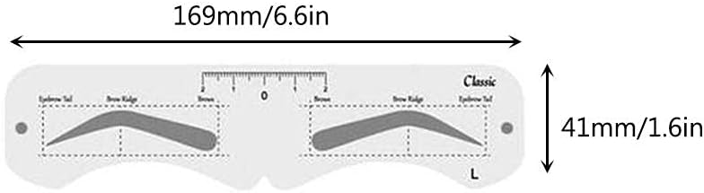 Eyebrow Stencils,Reusable Eye Brow Drawing, DIY Eyebrow Shaping Grooming Template Card Women Beauty Set