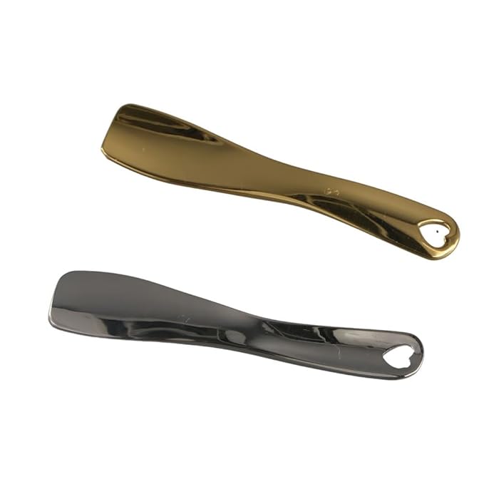 4Pcs Metal Cosmetic Spoon,Reusable Mini Zinc Alloy Facial Cream Cosmetic Spoon Applicator for Beauty Mixing Skincare Cream Lotions Eye Cream