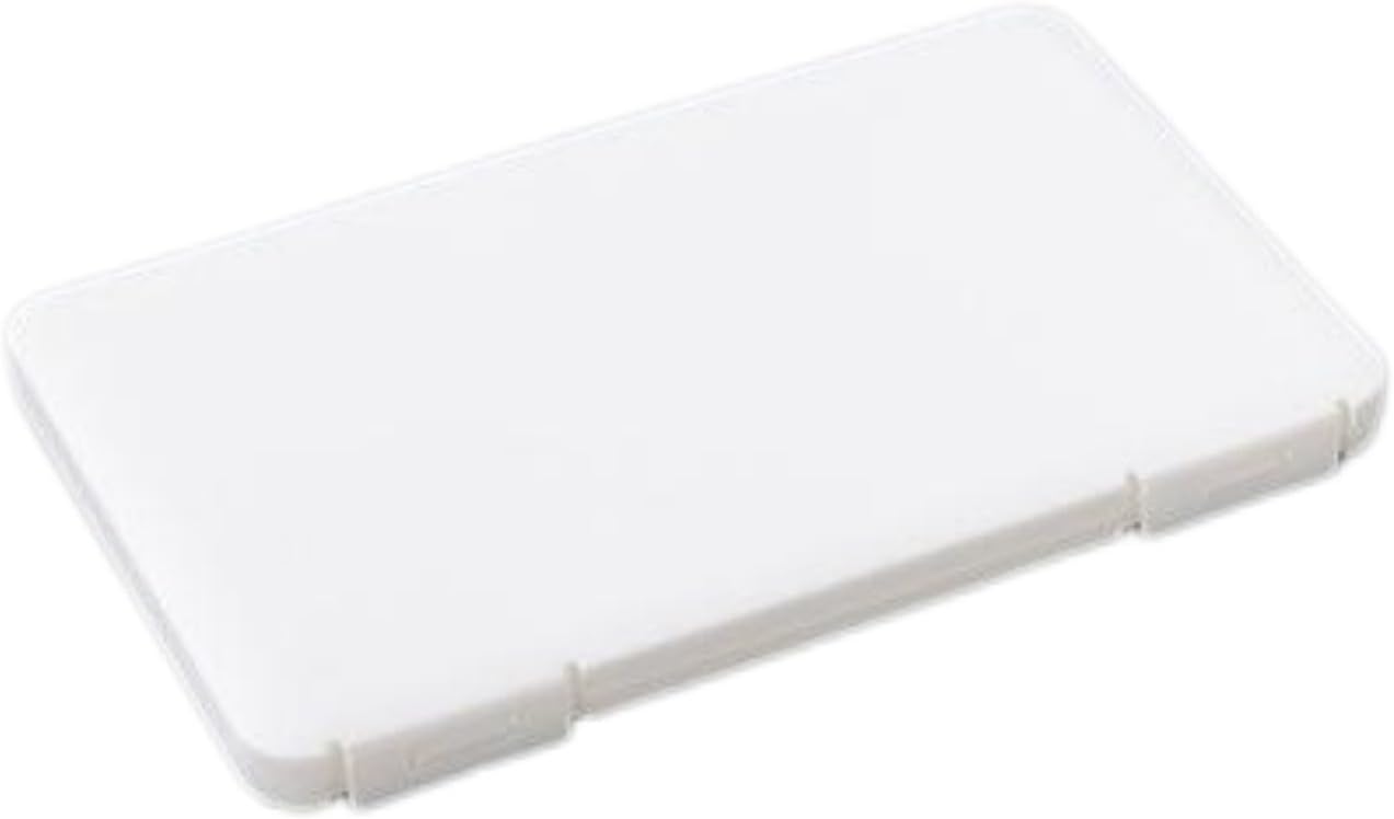 Masks Organizer, False Eyelashes Storage Box Portable,Face Masks Plastic Case Storage Box (White)