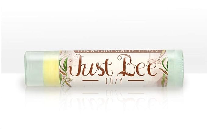 Lappy Lips and Just Bee Organic 100% Natural Lip Balm for Adults and Kids (Family Pack) Organic Essential Oil - for Dry Chapped Lips to Restore and Heal