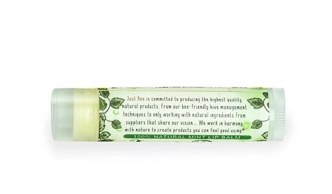Lappy Lips and Just Bee Organic 100% Natural Lip Balm for Adults and Kids (Family Pack) Organic Essential Oil - for Dry Chapped Lips to Restore and Heal