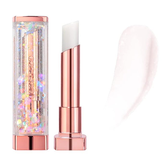 Sparkle Cute Changes Color Lip Balm #03 Swan Lake｜Colored Lip Cream Lip Gloss, Glitter Lip Care Lip Pack Birthday Gift Glitter Gift Sequin Shiny Spangle Lipbalm crema de labios de color