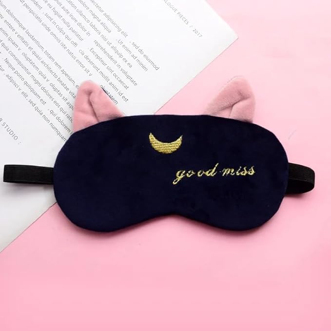 2PCS Eye Mask for Sleeping Cute Sailor Moon Natural Sleep Eye Mask Eyeshade Cover Shade Eye Patch Soft Portable Blindfold Travel Eyepatch for Girls Boys Women Men