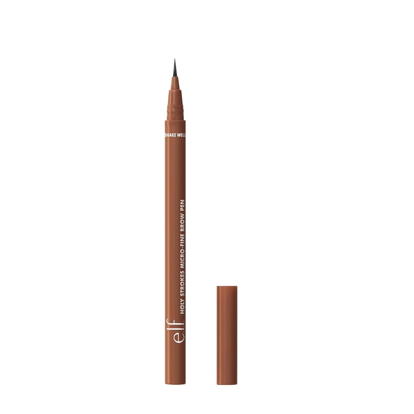 e.l.f. Holy Strokes Micro-Fine Brow Pen, Liquid Waterproof Eyebrow Makeup For Detailing & Adding Dimension, Vegan & Cruelty-Free, Auburn