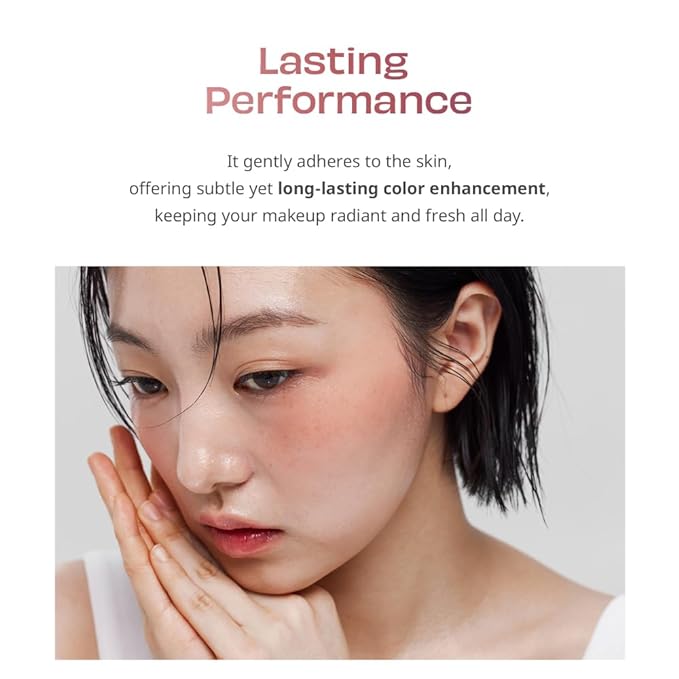 Moist Ampoule Blusher, Buildable Water-based Formula, Infused with over 50% moisture essence, no tackiness, long-lasting moisture, weightless feel (06 Cherry Blossom, 20ml)