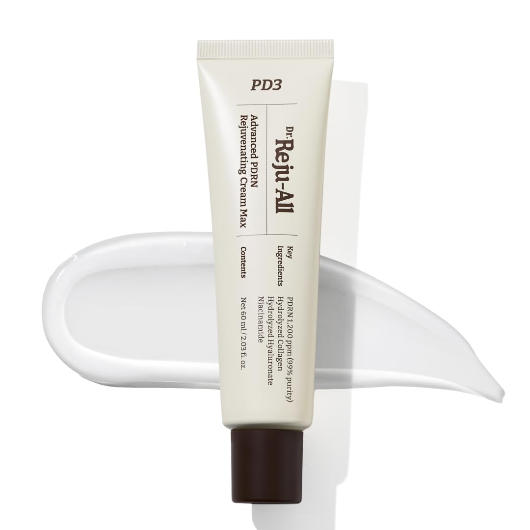 Dr. Reju-All Advanced PDRN Rejuvenating Cream – 99% Pure Salmon DNA PDRN Face Moisturizer – Optimal 1200ppm Concentration for Glow Skin – Korean Anti-Aging Skin Care Face Cream - 2.0 Fl Oz