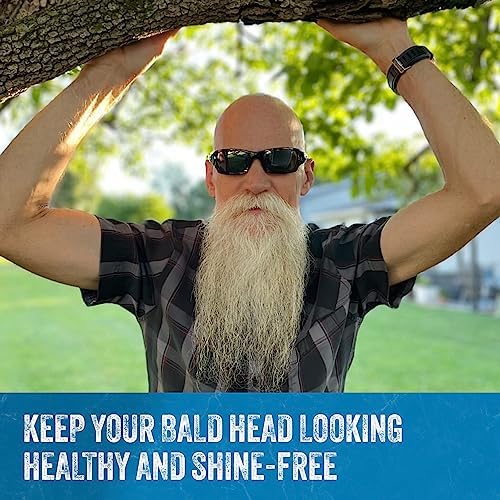 Mountaineer Brand Bald Head Care Detox Mask for Men | All Natural Exfoliator & Moisturizer with Bentonite Clay & Charcoal | Step 5 Head, Face, Skin Cleansing Mask for Soft Fresh Skin | Unscented 4oz