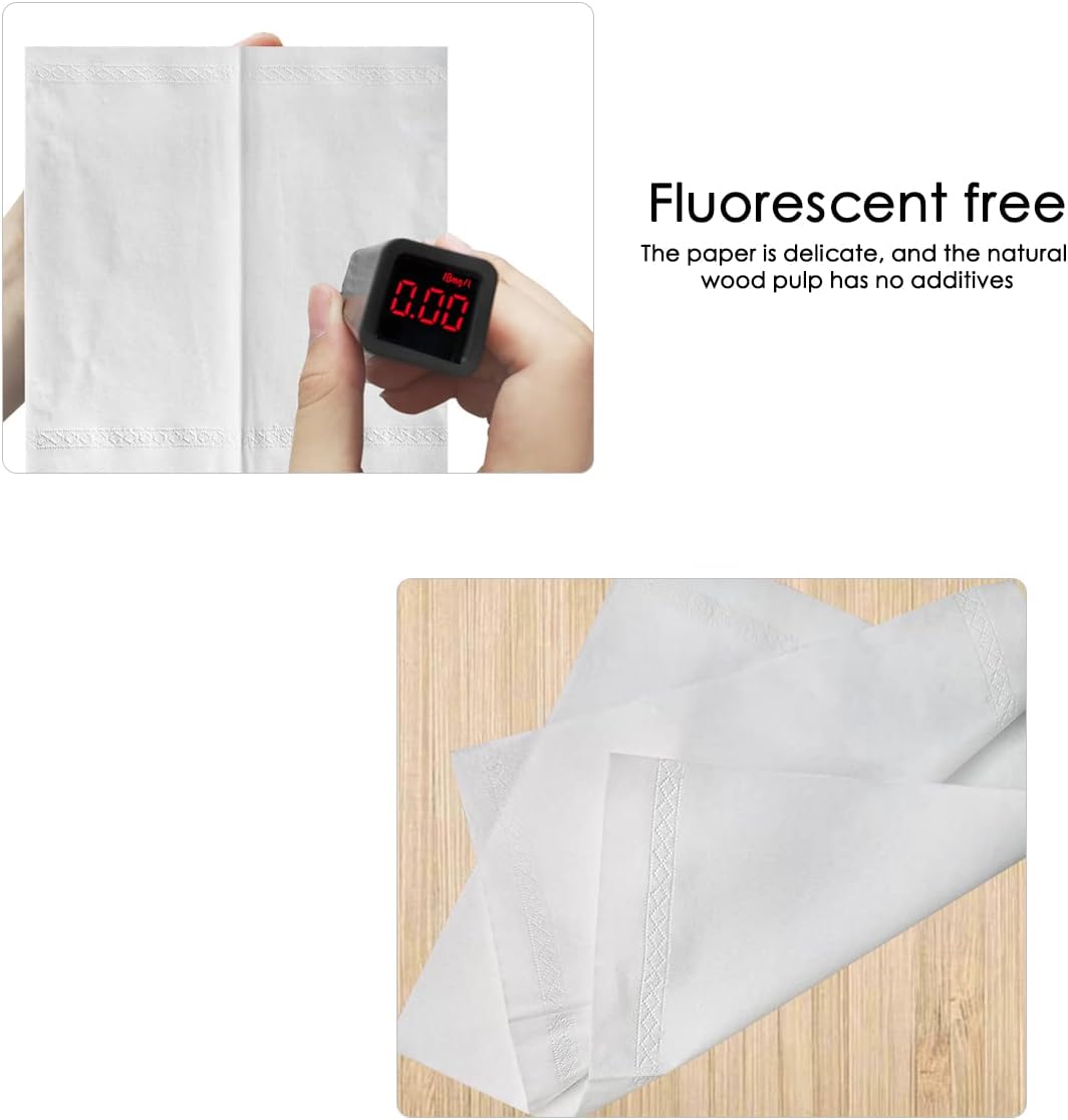 Car Tissue Refill, 12 Packets 600 Sheets, Disposable Soft Facial Tissues, Travel Size Pack for Car Visor Tissue Holder or Purse, 50 Sheets per Pack