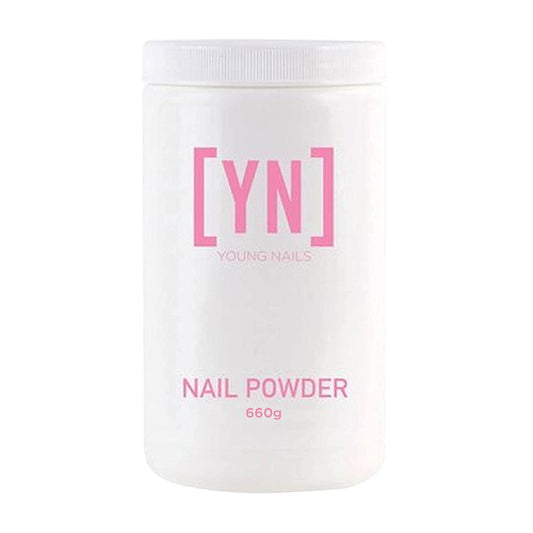 Young Nails Acrylic Cover Powder - Self-Leveling Acrylic Nail Powder, Clear Nude Pink White Acrylic Powder for Nail Extenstion, Professional Grade, Superior Adhesion, Color - XXX Pink 660g