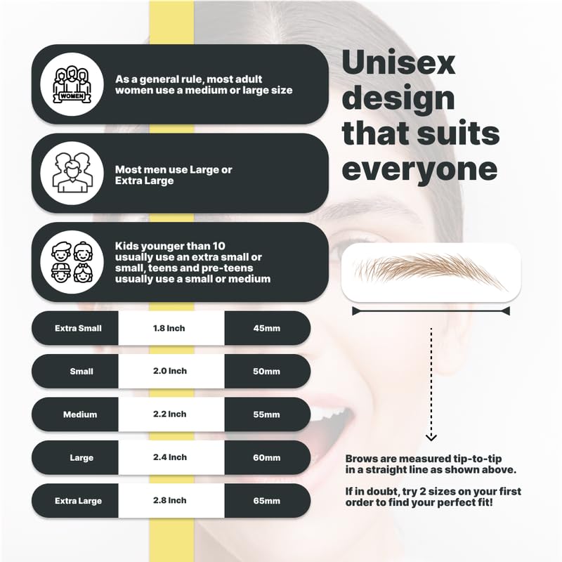 50 Pairs Medium Brown Temporary Eyebrow Tattoos, Waterproof and Smudge-Proof Medium Everyday Style Realistic Eyebrow Stickers for Men & Women, Easy to Apply, Won't Work on Existing Brows