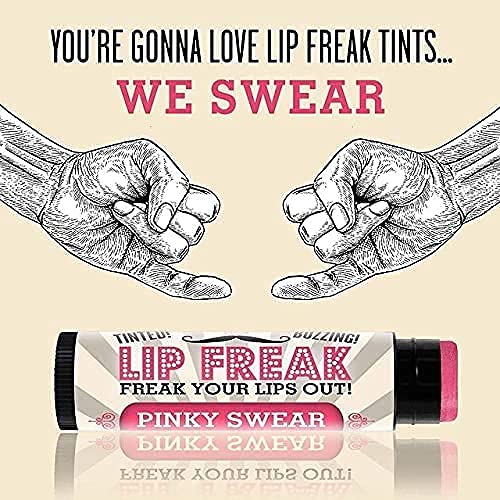 Doctor Lip Bang's BUZZING Lip Balm | Lip Freak | 100% All Natural | Cruelty Free | Pinky Swear | 2 Pack