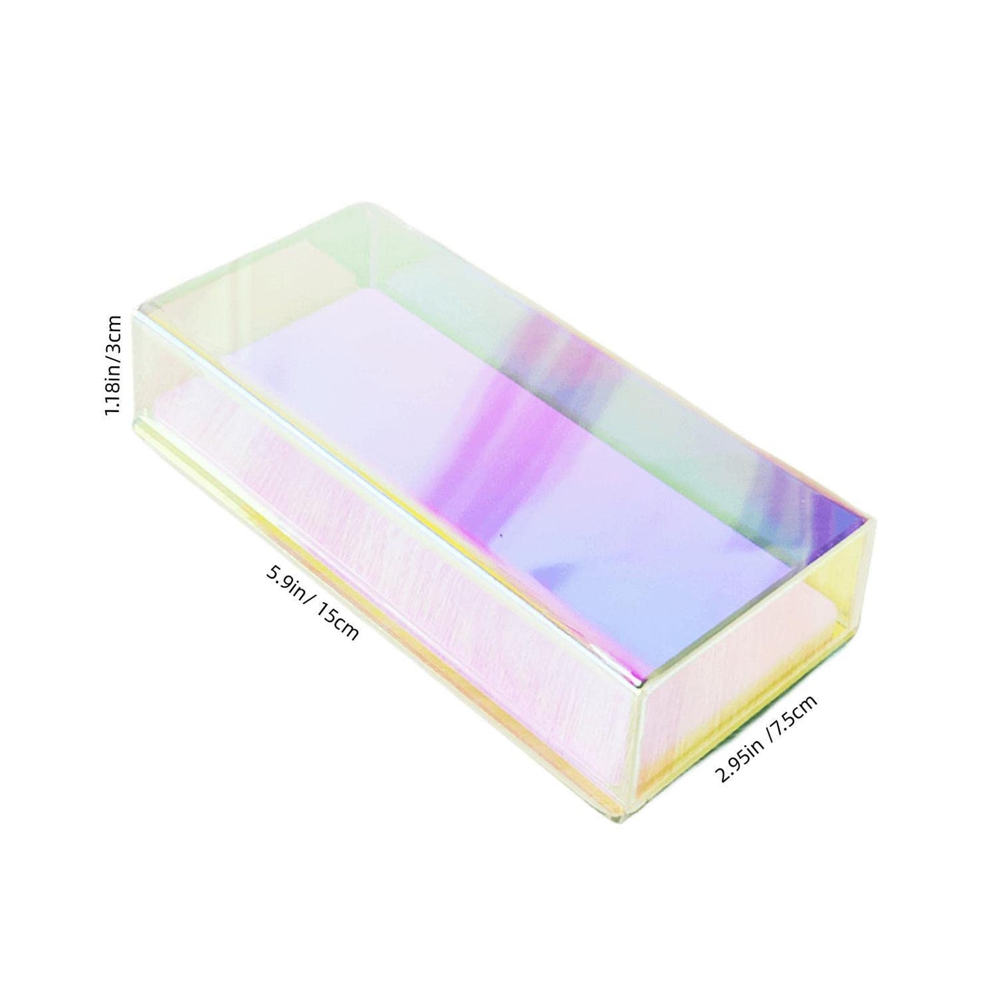 Eyelash Grafting Pallet with Cover, Dust-proof Acrylic Lash Tile holder, Eyelash Extensions Storage Gasket Pads (Dazzling S)