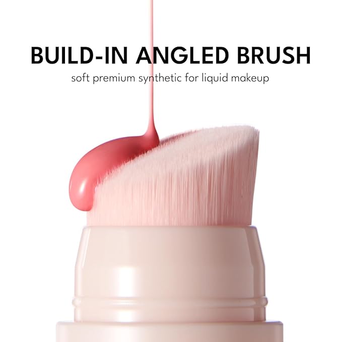 Liquid Cream Blush Stick Makeup for Cheeks | Build-in Brush - Application & Blending in One #L001