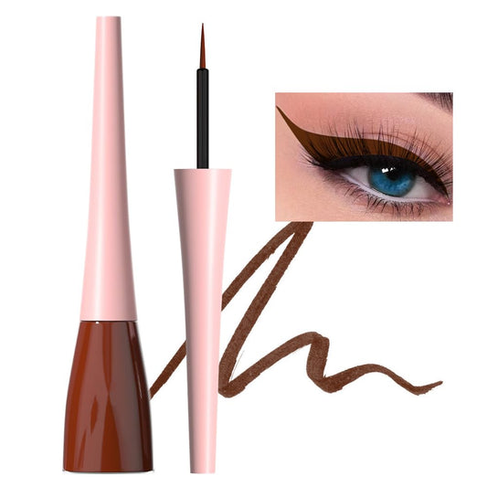 evpct 1Pcs Maroon Liquid Eyeliner Makeup Waterproof Maroon Eye Liners for Women, Eyes Wing Eyeliner Stamps Shapes Colored Eyeliner delineador de ojos a prueba de agua contra el agua blanco para ojos