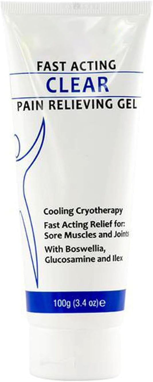Soothing Cooling Gel 100g, Relieving Body, Pain Relieving, Sports Soothing Cooling Gel Body Care Lotions, Fast Absorbing for Women and Men