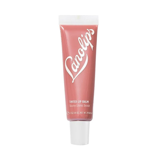 Lanolips Tinted Balm, Perfect Nude - Moisturizing Lip Tint with Lanolin and Gloss for Shiny, Hydrated Lips - Hydrating Lip Balm for Dry Lips (12.5g / 0.44oz)