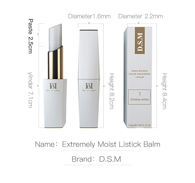 Lip Balm Chapstick Hydrating Lip Conditioner Soothing Moisturize Lip Care Lip Butter 0.12 OZ