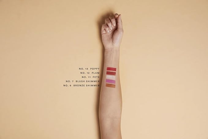 Olio E Osso - Natural Lip + Cheek Balm | Natural, Non-Toxic, Clean Beauty (No. 11 Fete, 0.35 oz | 10 g)