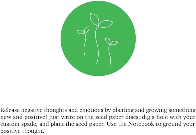 The Earth Kit by Two Sage Sisters - Self Care Kit with Seed Paper Disks, Notebook, Marker, and Shovel, Pamper and Self Care Gifts for Women and Men, Mens and Womens Care Package for Wellness