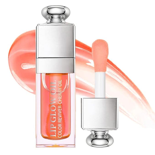 Fruit-Flavored No-Sticky Lip Gloss Balm for Hydrating and Nourishing Dry Lips