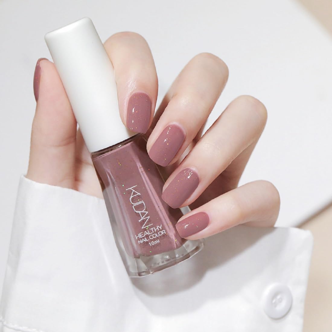 Nail Polish set - Nail Lacquer Quick Dry, Full Size, Vibrant, Colorful, Trendy, Glitter, Glossy, Metallic, Matte Nail Art Nail Shades (N38 Grape smoothie, 52g)