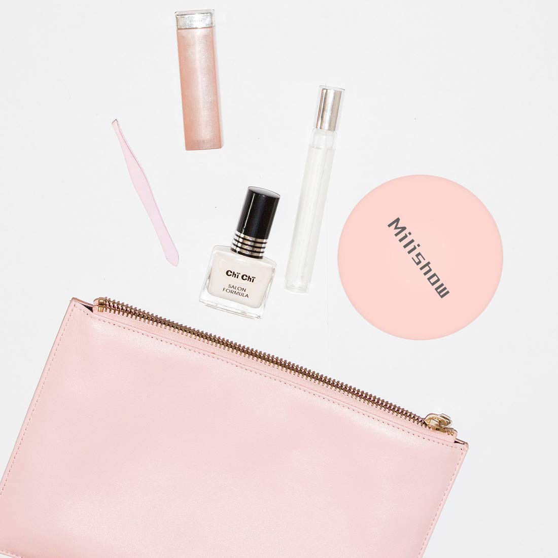 Compact Mirror with LED Light,1x/10x Magnifying Rechargeable Mirror,3.5in, Dimmable Travel Mirror for Purse,Pocket,Handheld 2-Sided Makeup Mirror