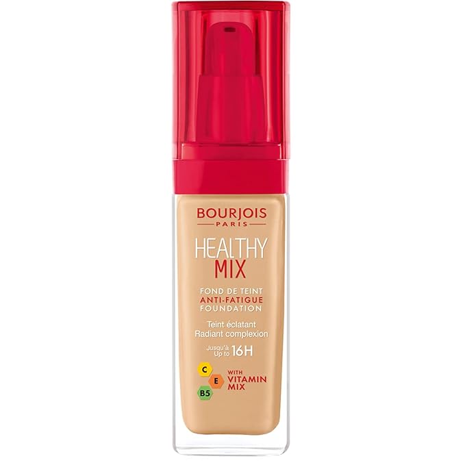 Bourjois Healthy Mix Anti-Fatigue Medium Coverage Liquid Foundation 53 Light Beige, 30ml, 29199601053