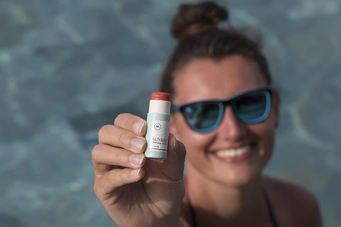 Coconut Matter Lip Balm – Handmade Vegan Coconut Lip Balm with Orange Red Tint - Hydrating Lip Balm with Natural Coconut Oil, SUNRISE